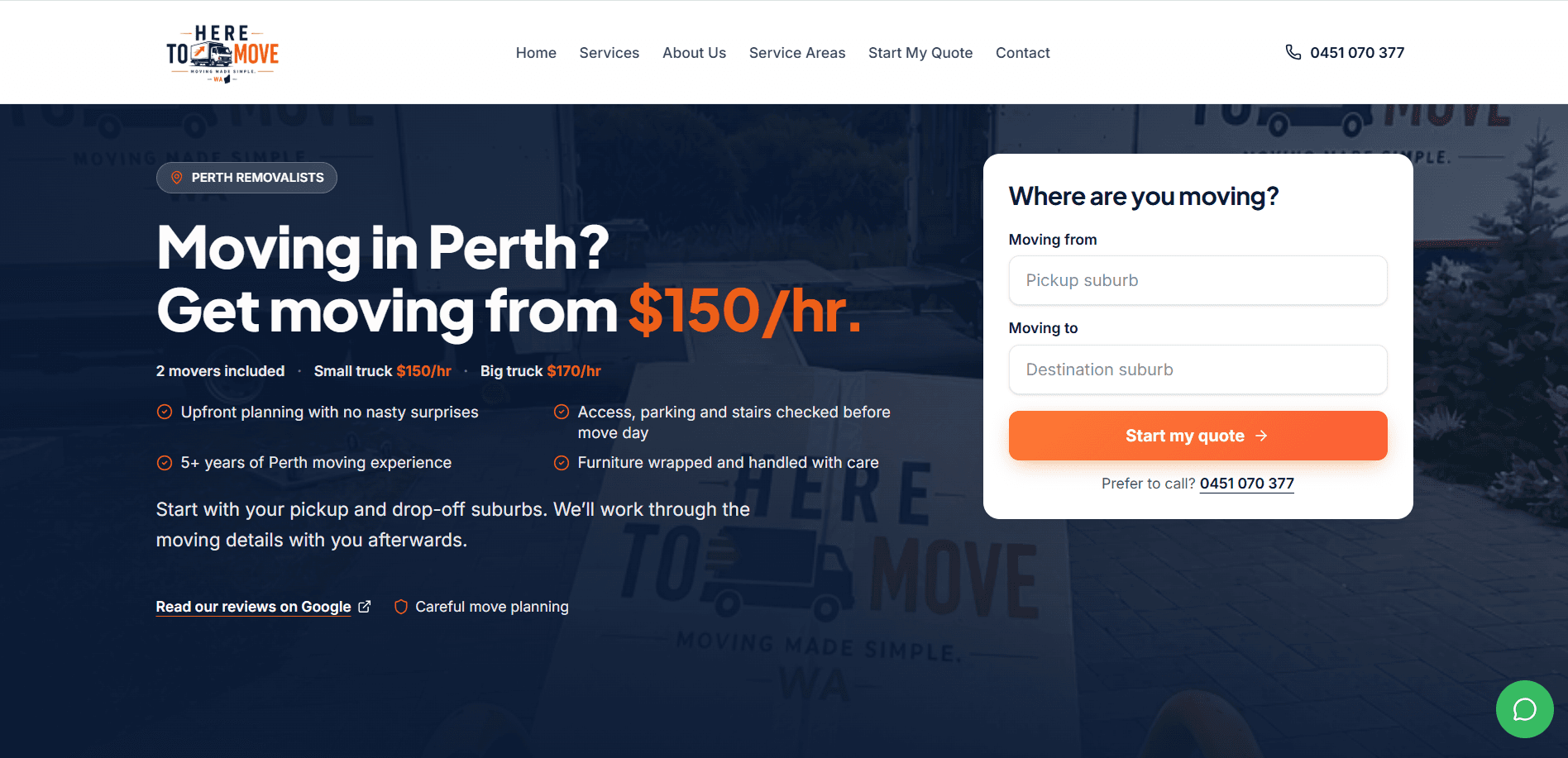 Perth Removalist screenshot 1